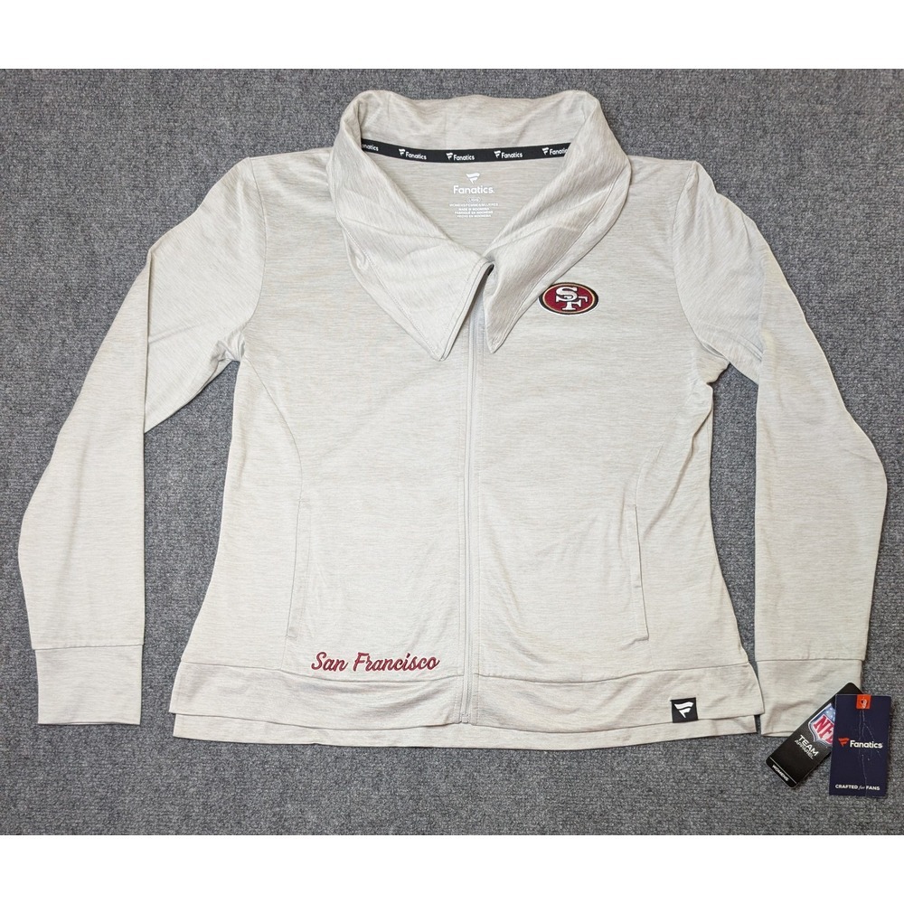 NWT Fanatics Break It Loose Jacket‎ San Francisco 49er's Women's Large